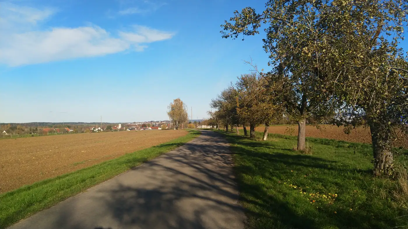 Bildtitel: Wanderweg nach Haigerloch