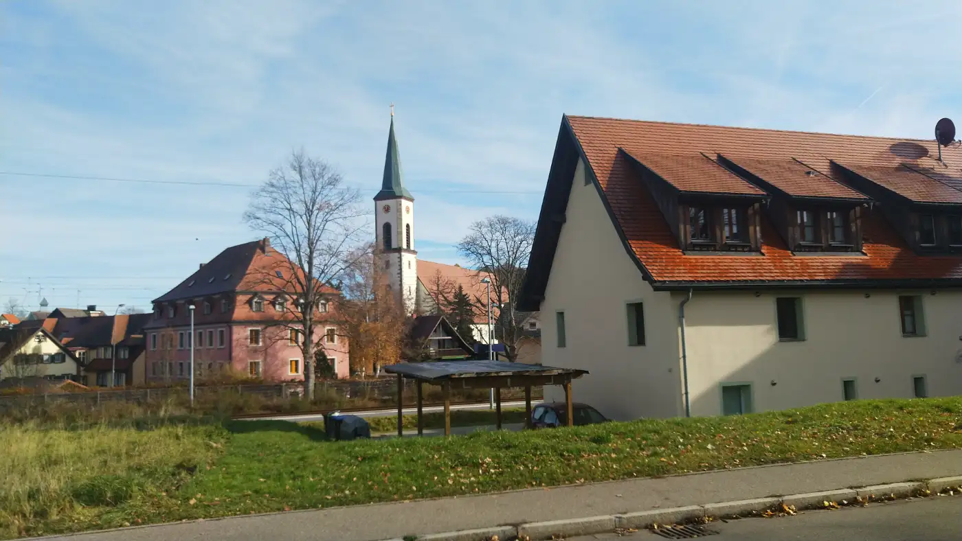Bildtitel: Löffingen mit Kirche St. Michael