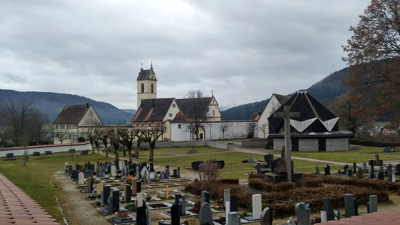Bildtitel: Kirche Mariä Himmelfahrt auf dem Kirchberg in Seitingen