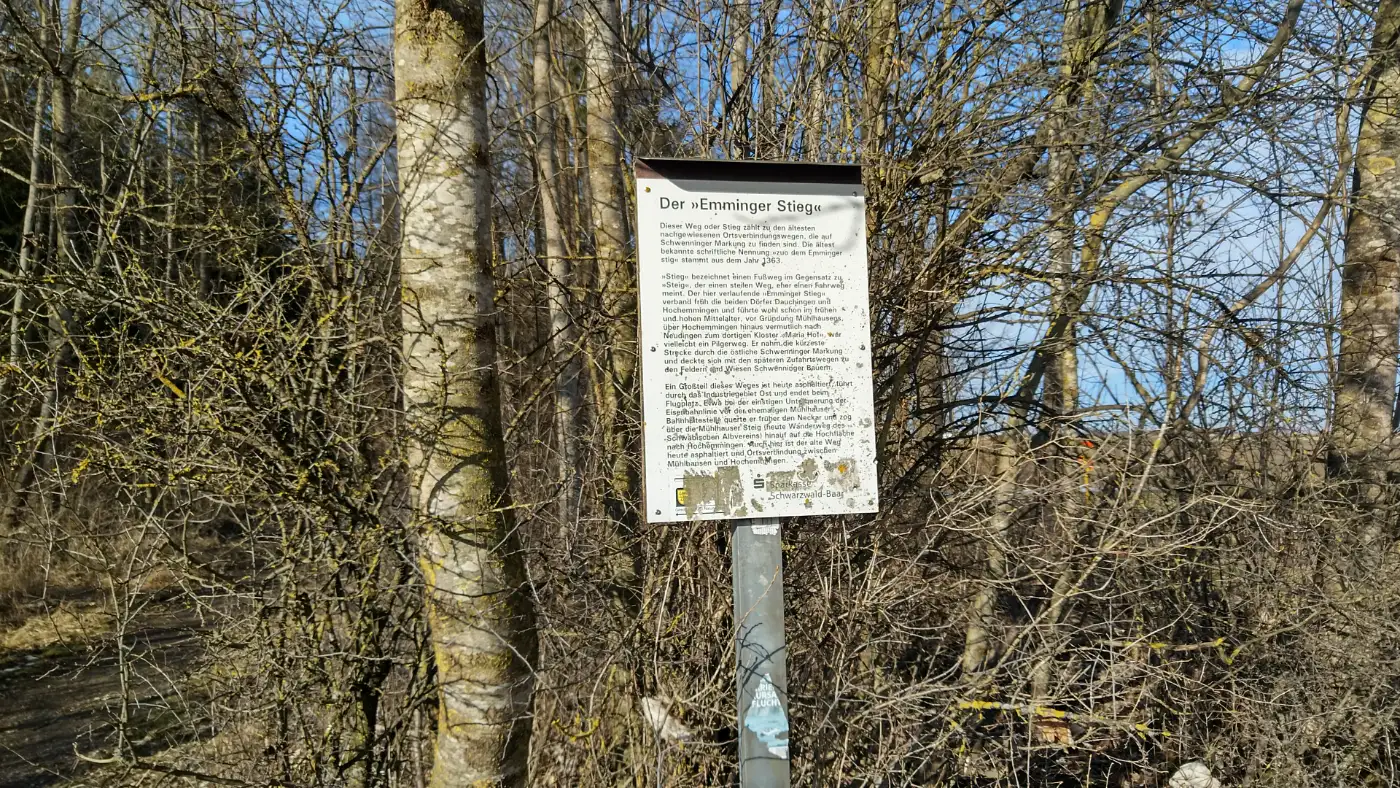 Bildtitel: Der Emminger Stieg
