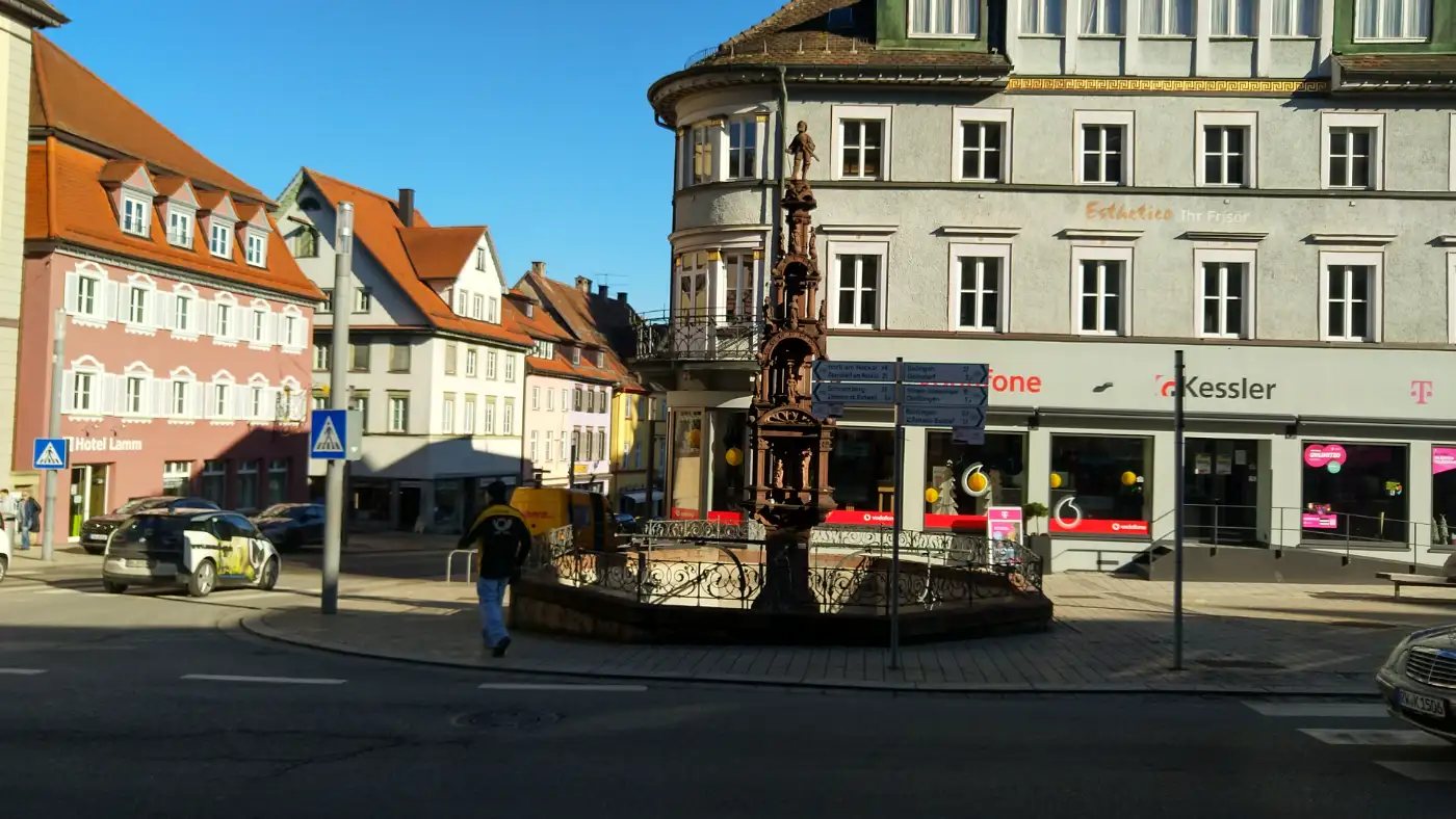 Bildtitel: Marktbrunnen in Rottweil