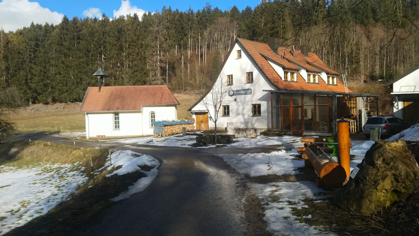 Bildtitel: Gasthaus Ziegelhütte bei Nendingen
