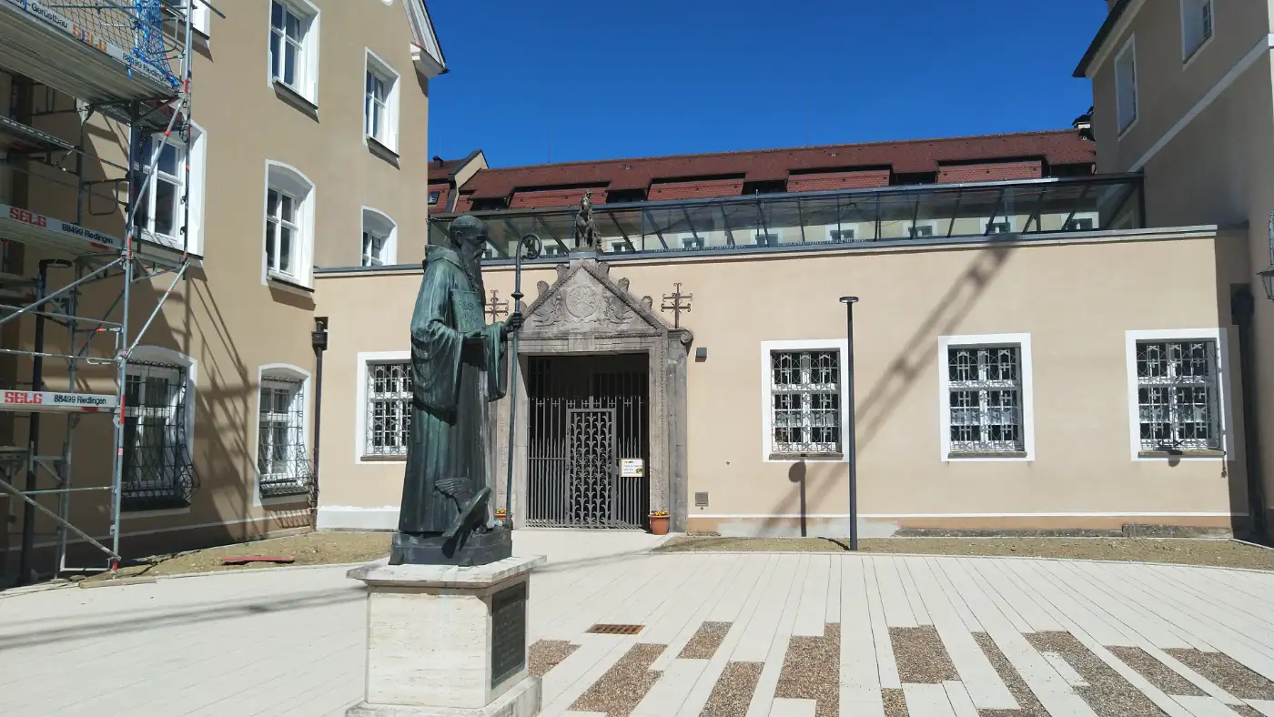 Bildtitel: Innenhof Erzabtei St. Martin in Beuron