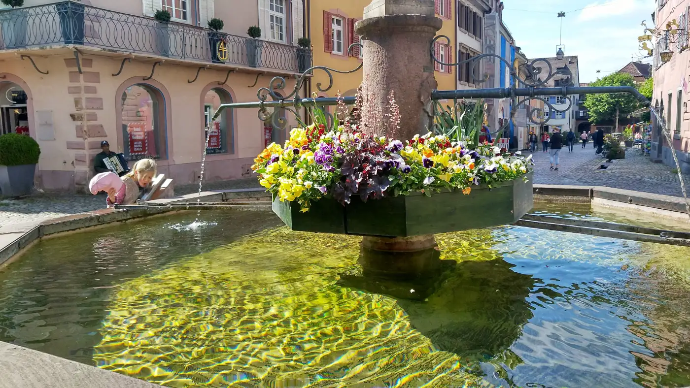 Bildtitel: historischer Marktplatz in Staufen im Breisgau