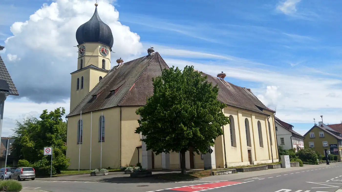 Bildtitel: Pfarrkirche St. Nikolaus in Böhringen