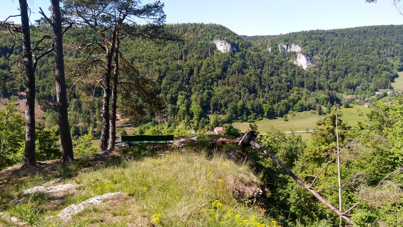 Bildtitel: Aussichtspunkt Birkensteigfels