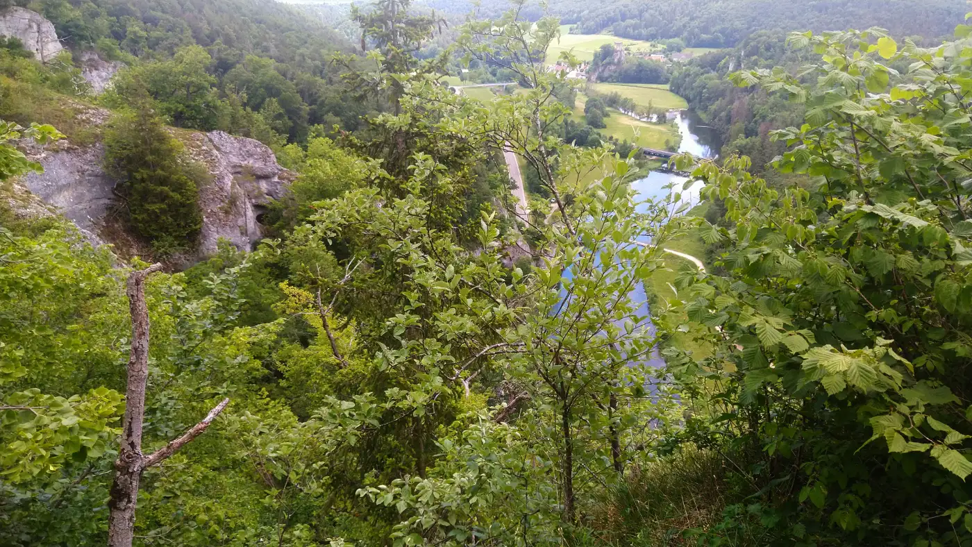 Bildtitel: Auf dem Teufelslochfelsen
