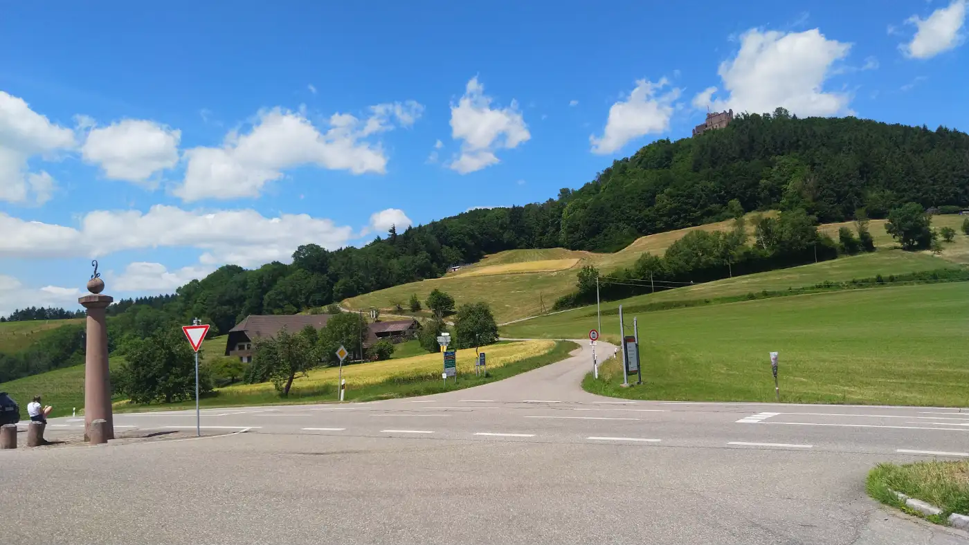 Bildtitel: Schönberg-Pass bei Seelbach im Schwarzwald