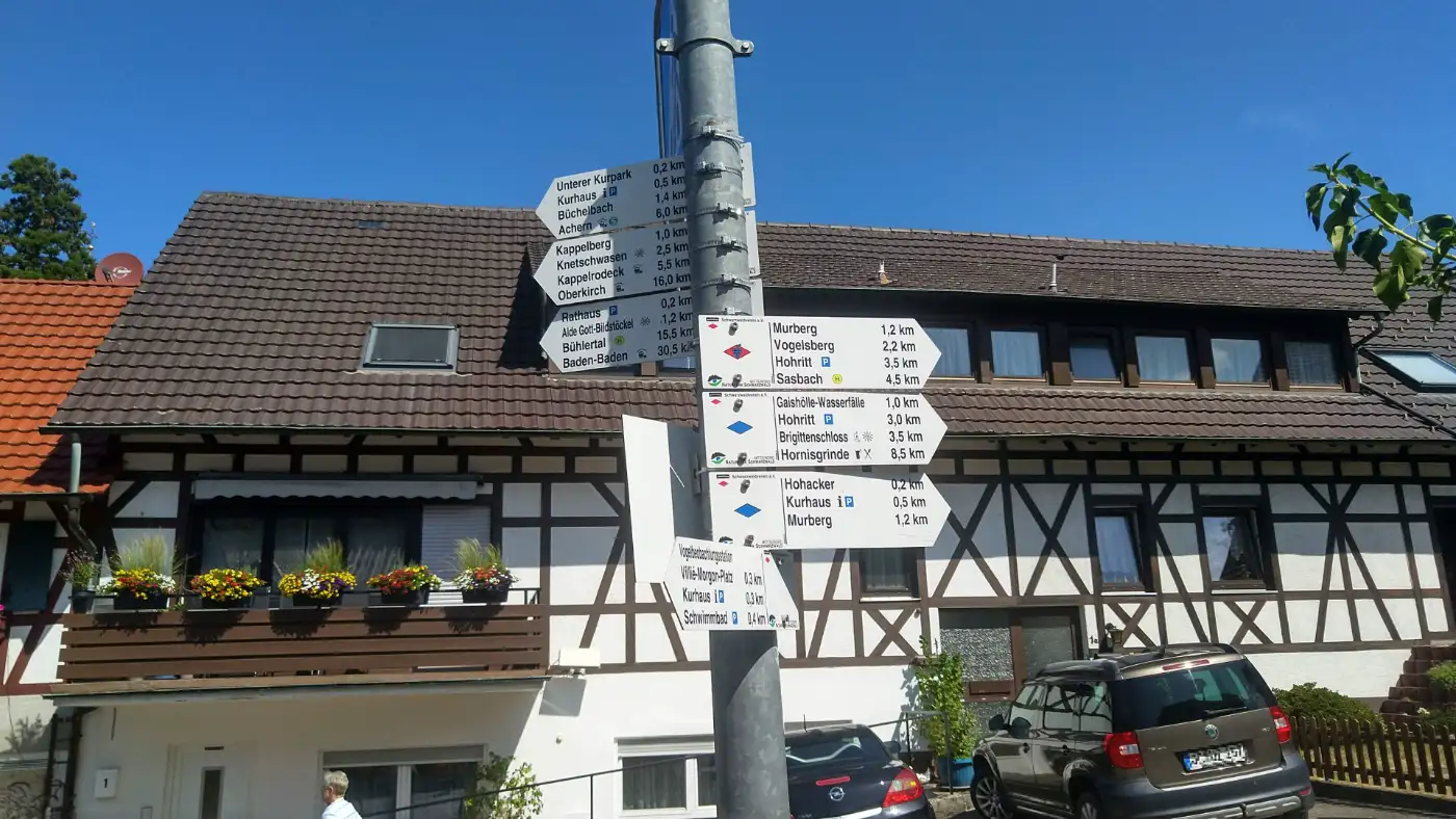 Bildtitel: Fachwerkhaus-Ortsbild von Sasbachwalden