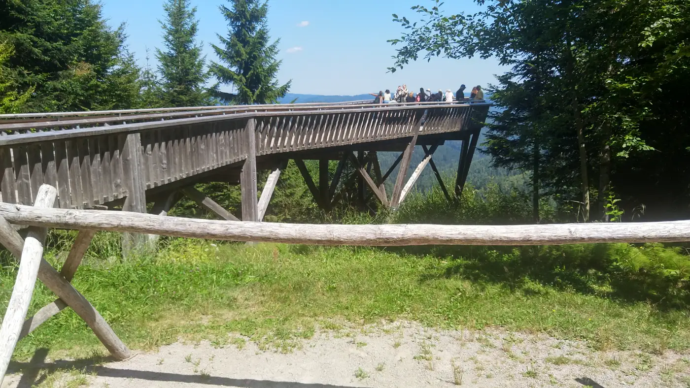 Bildtitel: Aussichtsplattform Ellbachseeblick