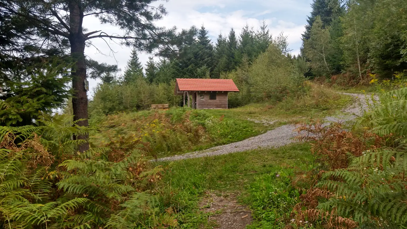 Bildtitel: Aussichtspunkt Michelsrankhütte