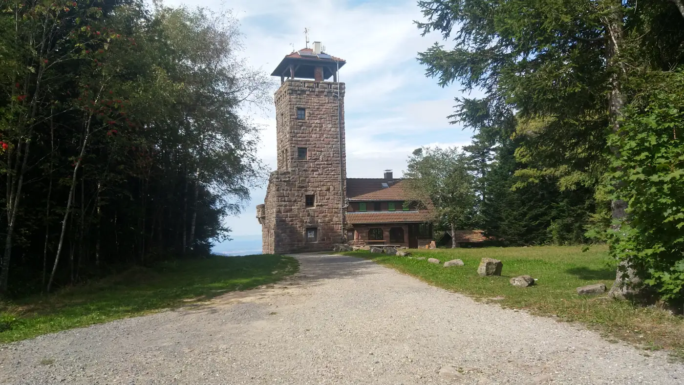 Bildtitel: Aussichtsturm Teufelsmühle bei Loffenau