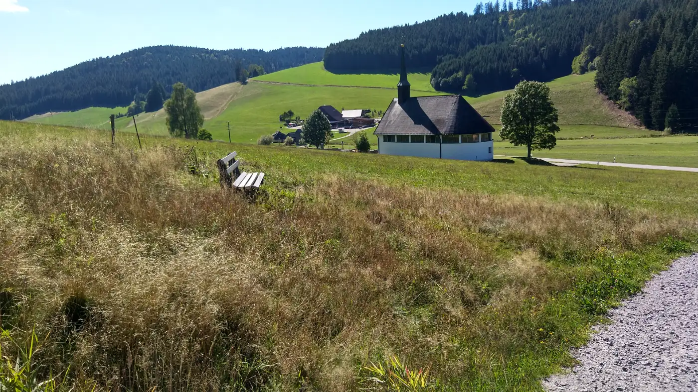 Bildtitel: idyllische Kapelle St. Wendelin
