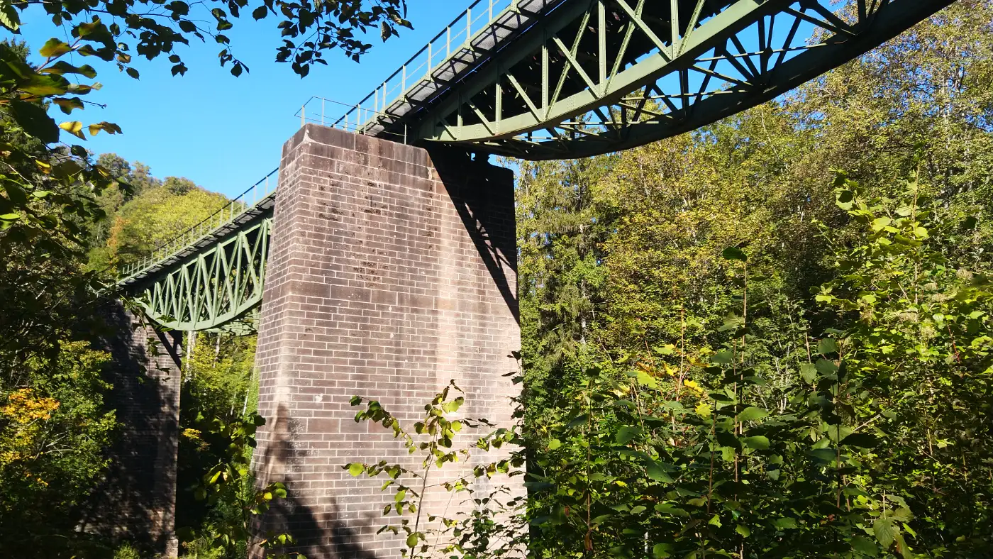 Bildtitel: Wutachtalbrücke der Wutachtalbahn