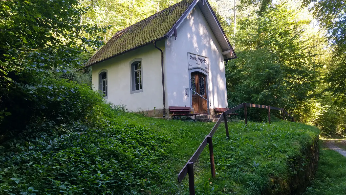 Bildtitel: im Rohrertal bei Tengen gelegene Kreuzkapelle