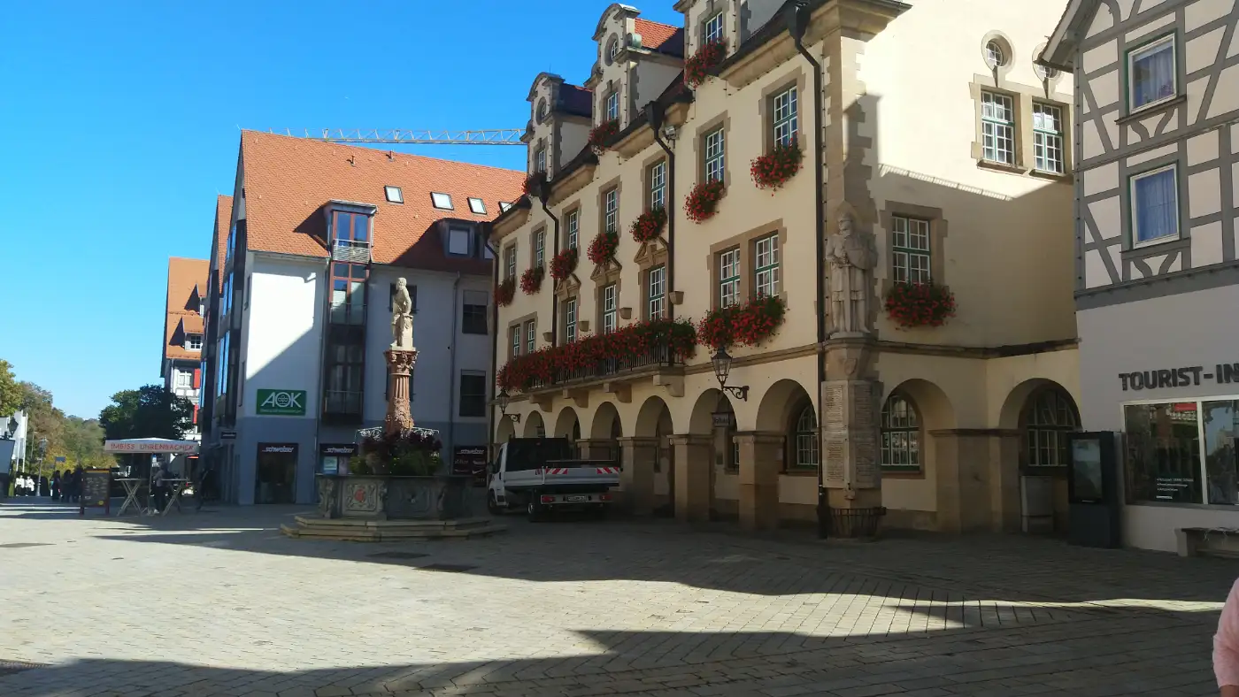 Bildtitel: historisches Rathaus in Sigmaringen