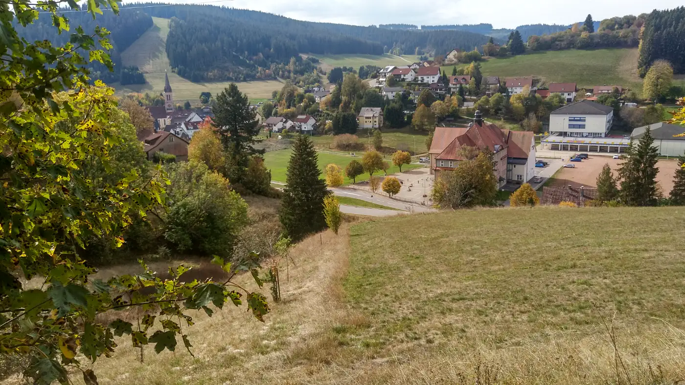 Bildtitel: Aussicht auf Vöhrenbach