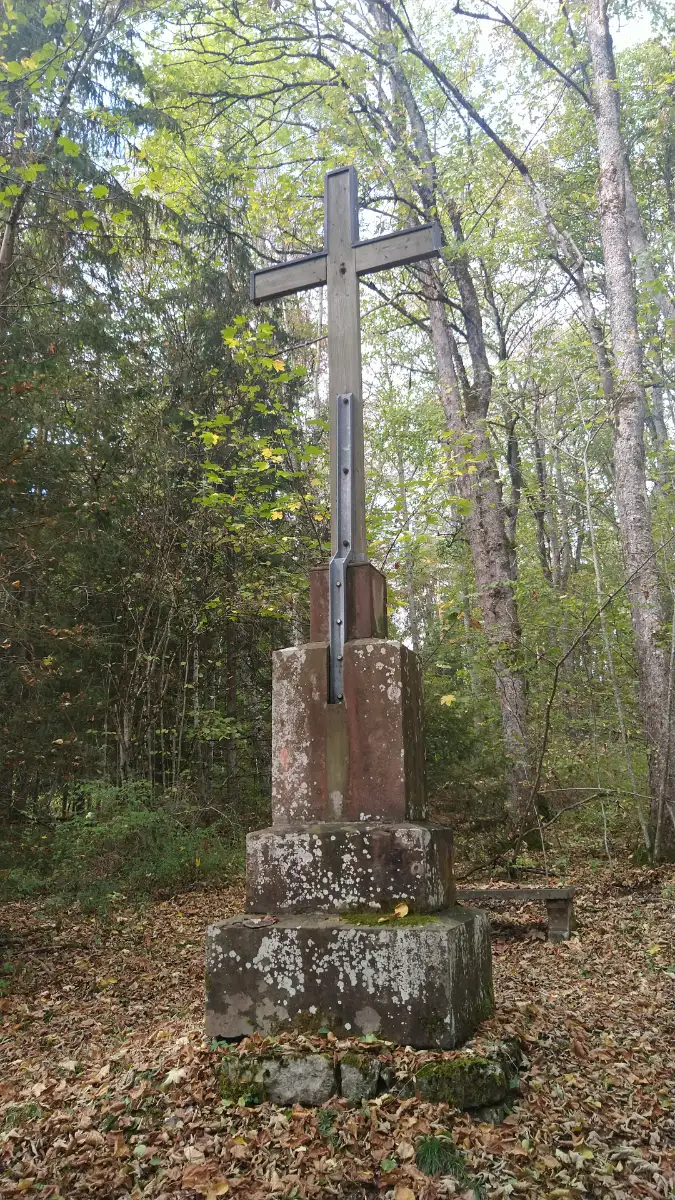 Bildtitel: vergessenes Kreuz auf dem Buchberg