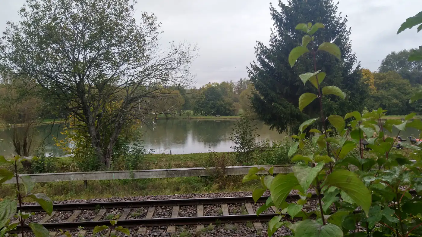Bildtitel: am Mittelhardt Fischweiher